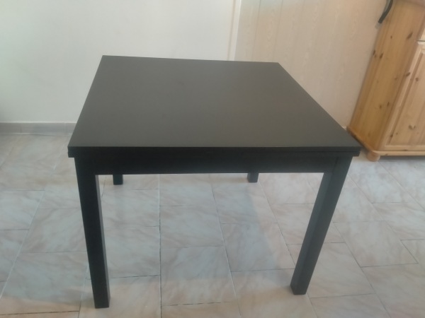 Table extensible ikea noir