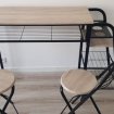 Table haute avec deux chaises (cuisine/bar)