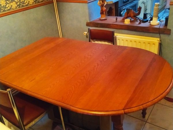 Vente Table ovale chêne massif louis philippe
