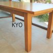 Annonce Table rectangulaire bois, 84x200 cm -très bon état