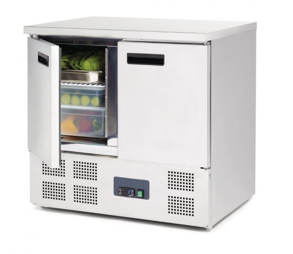 Vente Table r&eacute;frig&eacute;r&eacute;e positive 2 portes - neuve