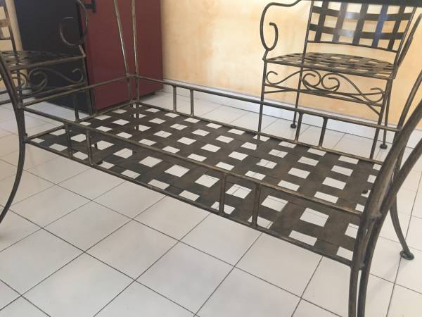 Table salle &agrave; manger verre + 4 fauteuils pas cher