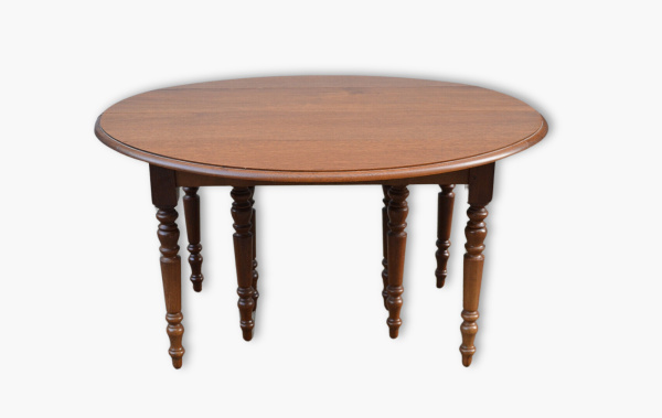 Table style louis-philippe 8 pieds 6 rallonges pas cher