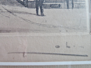 Reproduction de strasbourg encadrée pas cher