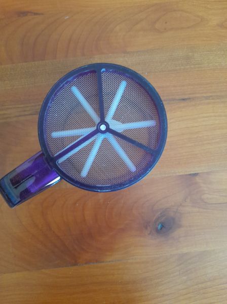 Tamis &agrave; farine en poudre portable, tasse &agrave; mailles pas cher