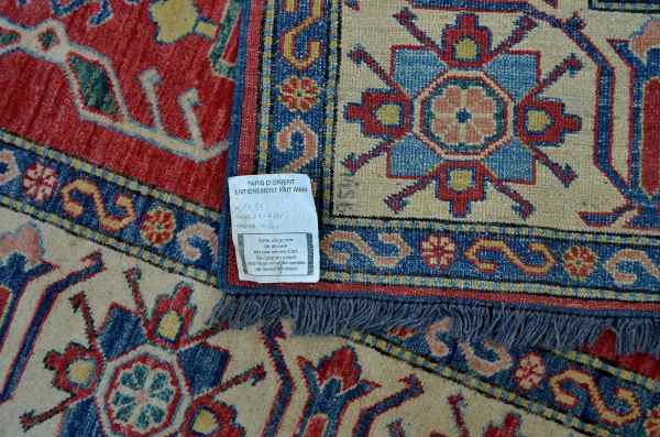 Tapis kazak supérieur style russe fait main pas cher