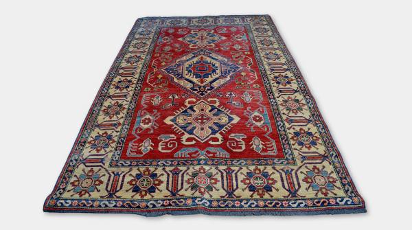 Tapis kazak supérieur style russe fait main