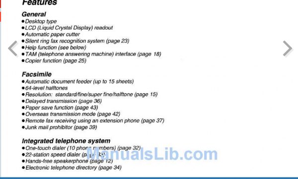 T&eacute;l&eacute;phone/fax bi-voltage 110 et 220 panasonic pas cher