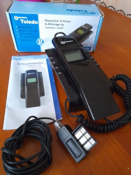 T&eacute;l&eacute;phone fixe filaire geemarc toledo