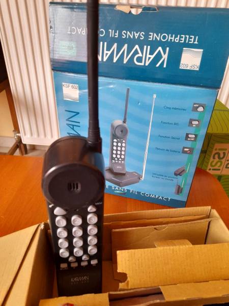 T&eacute;l&eacute;phone sans fils compact karman ksf 602 pas cher