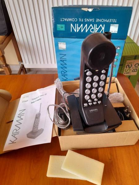 T&eacute;l&eacute;phone sans fils compact karman ksf 602