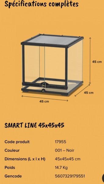 Vente Terratlantis terrarium smart line