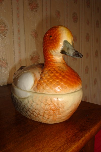Terrine en céramique canard