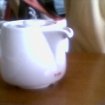 Théière blanche marqué thé gallay
