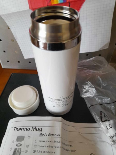 Vente Thermo mug " cure éclaire liberté " 300 ml - acier