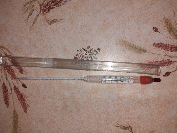 Thermom&egrave;tre &agrave; alcool