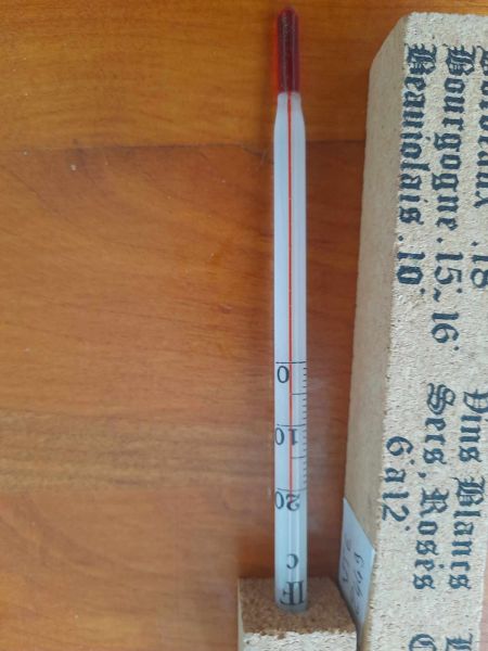 Vente Thermomètre à vin  - de 0 à 20 °