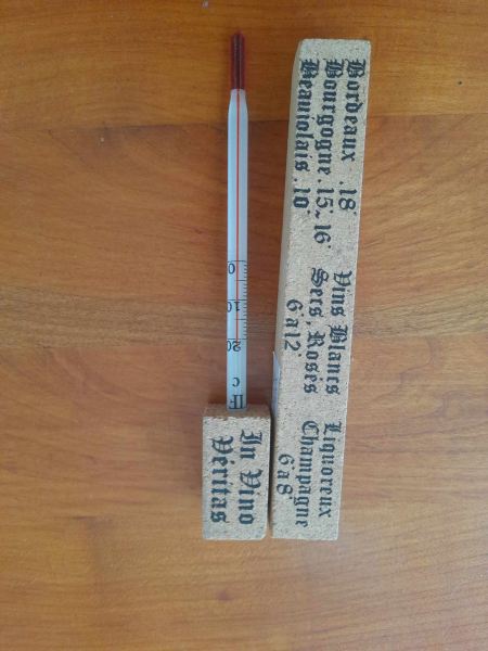 Thermomètre à vin  - de 0 à 20 °