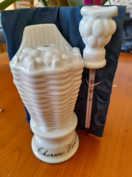 Thermomètre à vin paris 2 porcelaine france
