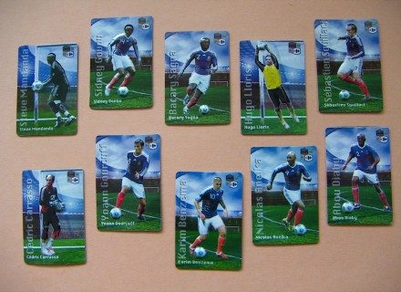 Magnets de footballeurs