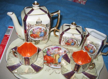 Service miniature porcela