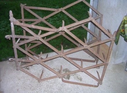 Lot de 2 herses pour jardin