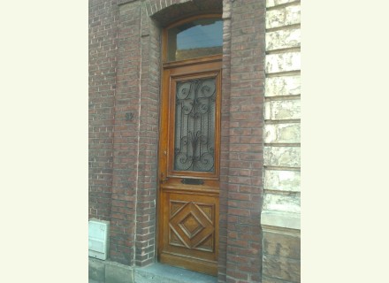 Porte en chene avec bati