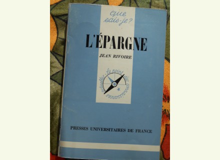 L'&eacute;pargne par jean rivoir
