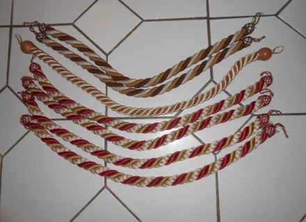 7 embrases dble rideaux