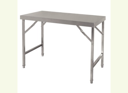 Tables en inox pliante