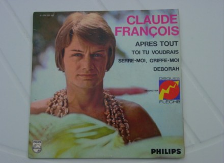 Lot de 5 vinyles claude fran&ccedil;ois