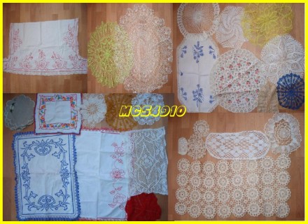 29 vieux napperons divers