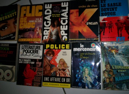 Lot 10 policiers de poche