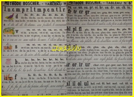 Affiche apprendre &agrave; lire