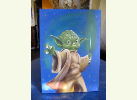 Tableau de maitre yoda