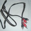 Cable audio noir 100 cm