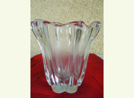 Vase en crital daum