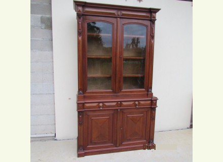 Biblioth&egrave;que en acajou