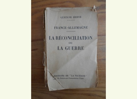 R&eacute;conciliation ou la guer