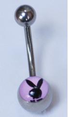 Piercing rose- nombril -