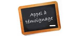 Recherche de t&eacute;moins