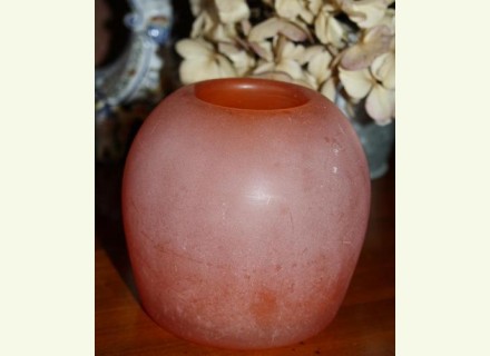 Ancien vase pâte de verre