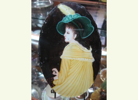 Ancienne peinture verre