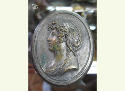 Portrait buste en bronze