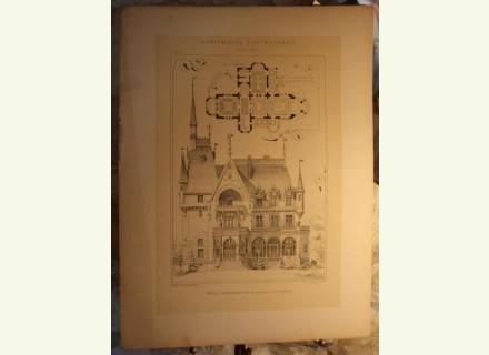 Ancienne gravure architec