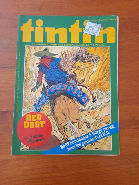 Tintin - l ' hebdomadaire des super jeunes n° 184