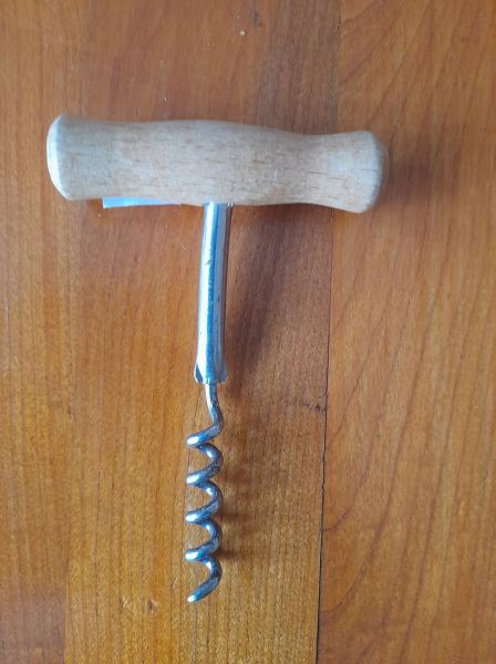 Vente Tire bouchon manche en bois n&deg;2