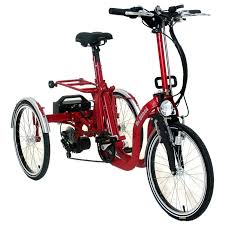 Vente Tricycle pliant r32 &eacute;lectrique adulte bleu