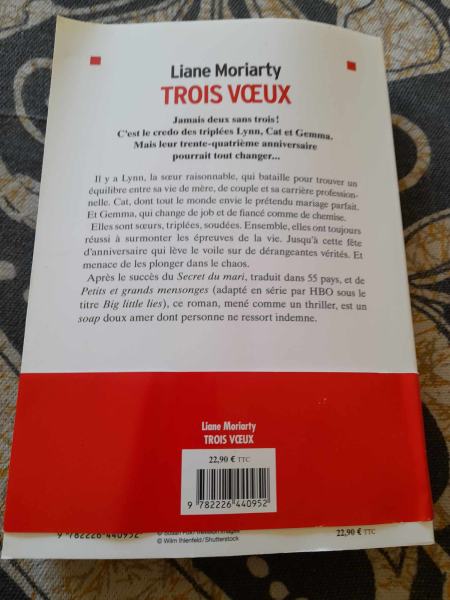 Vente Troix voeux - liane moriarty