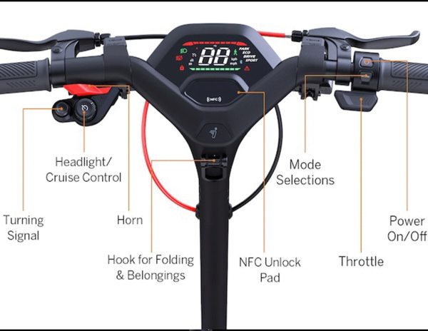 Trotinette electrique segway kickscooter p100 pas cher